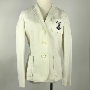 Chaps Women’s Cream White Size 4 Blazer
